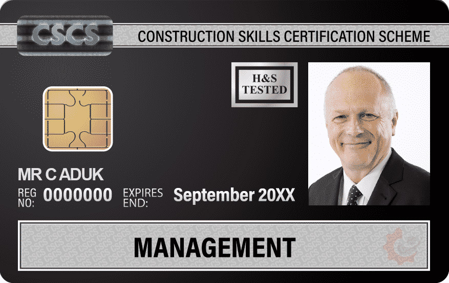 Black CSCS Card Manager