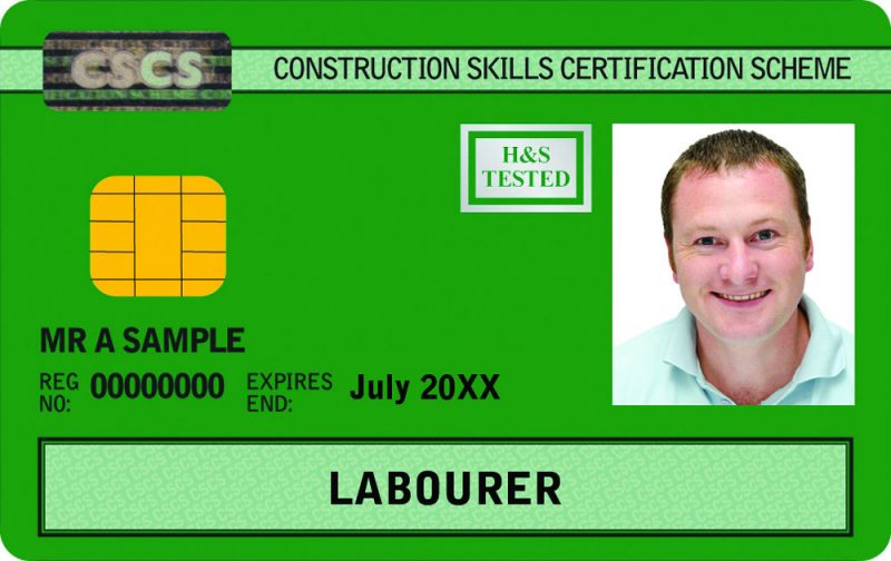 CSCS Card Types Construction Industry Training
