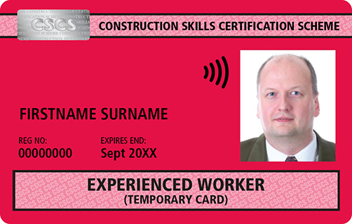 Red CSCS Card Experienced Worker